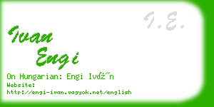 ivan engi business card